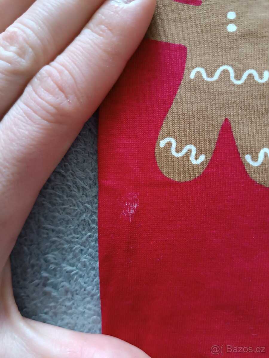 Vánoční set Lindex vel.98, malá vada - 3