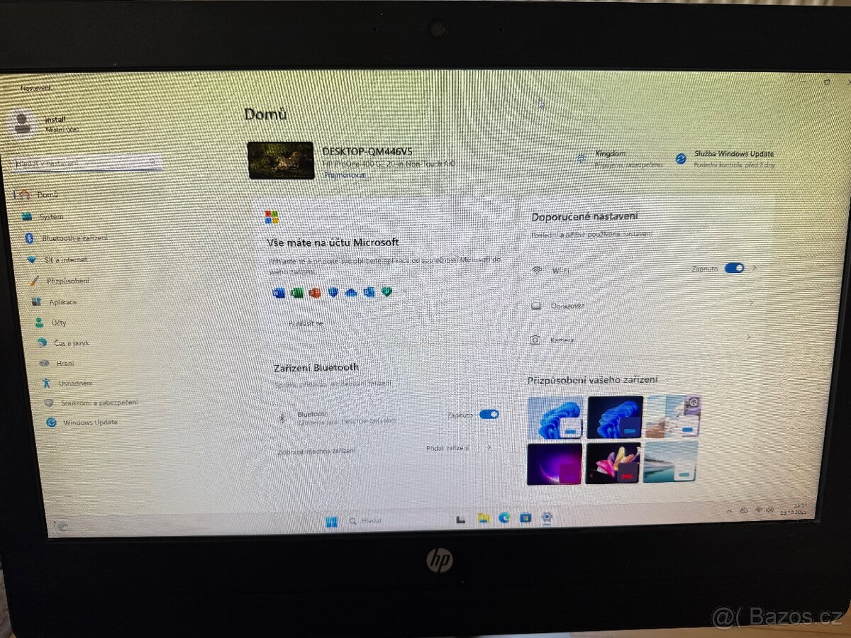 P: 5x AIO HP ProOne 400 G2 20" - s vadou - 3