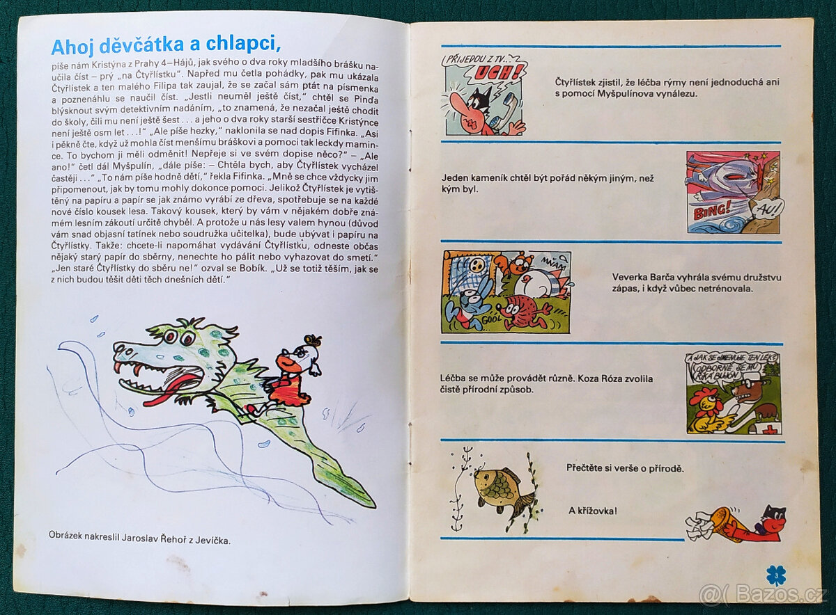 ČTYŘLÍSTEK č. 165/1989 PODAŘENÉ PILULKY hledaný - 3