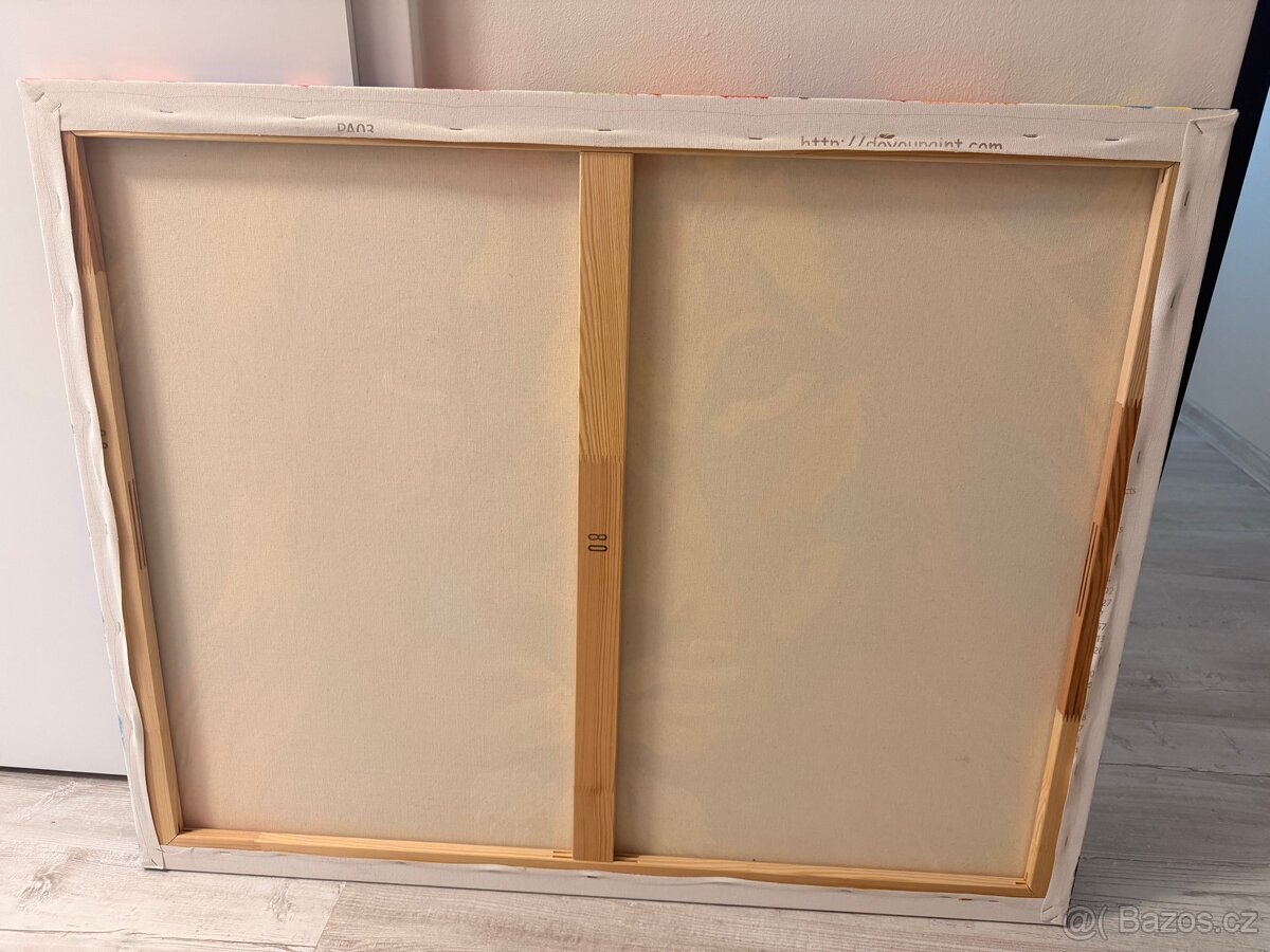 Moderní barevný obraz lev – 100 × 80 cm - 3
