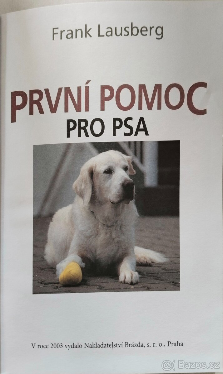 Kniha První pomoc pro psa - 3
