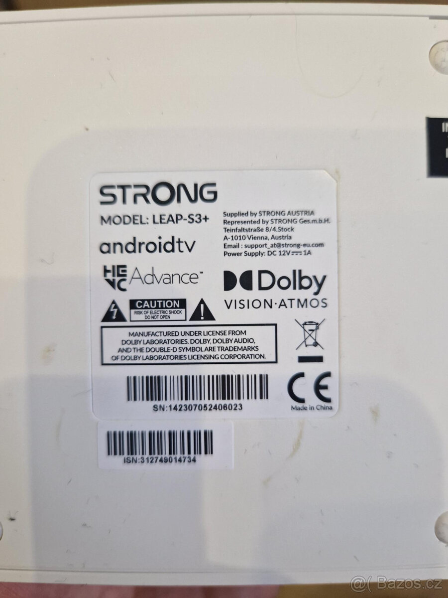 Multimediální centrum Strong LEAP S3+, 2x ovladač - 3