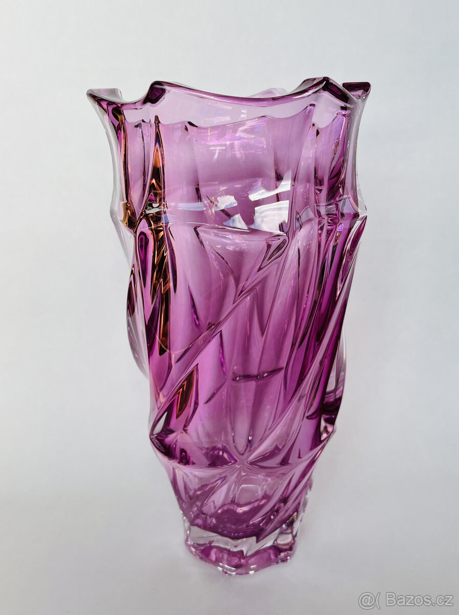 Křišťálová váza Flamenco 29 cm, Bohemia Treasury - 3