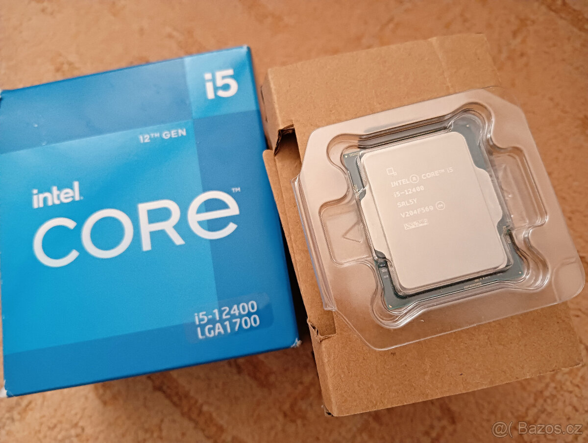 CPU Intel i5 12400,sock. 1700 - 3