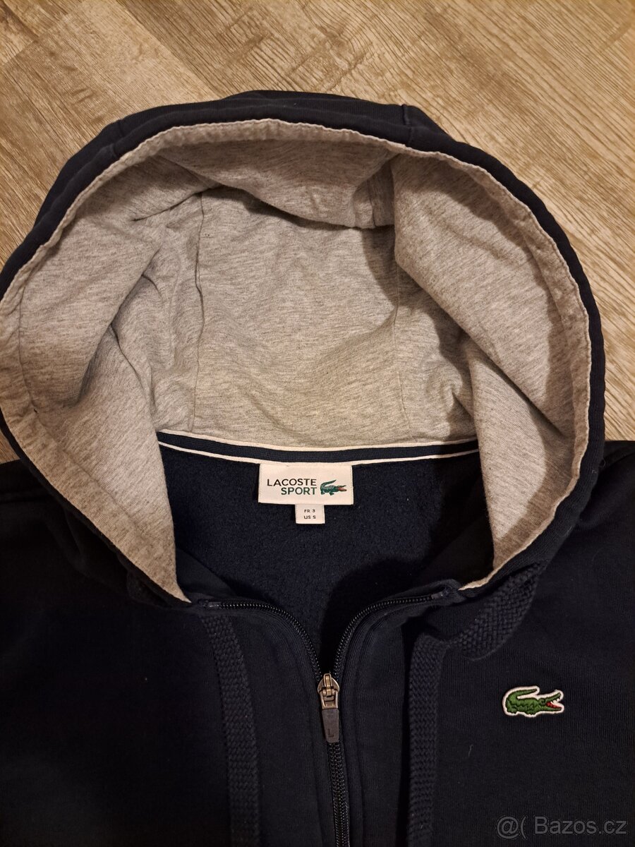 Pánská mikina Lacoste na zip - vel.S - 3