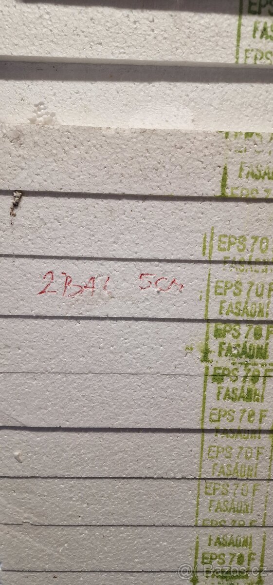 Prodám polystyren fasádní 5cm - 3