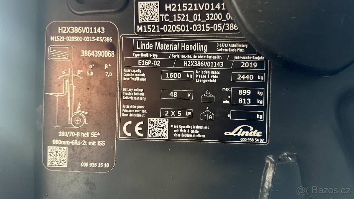 VZV Linde E16P - 3
