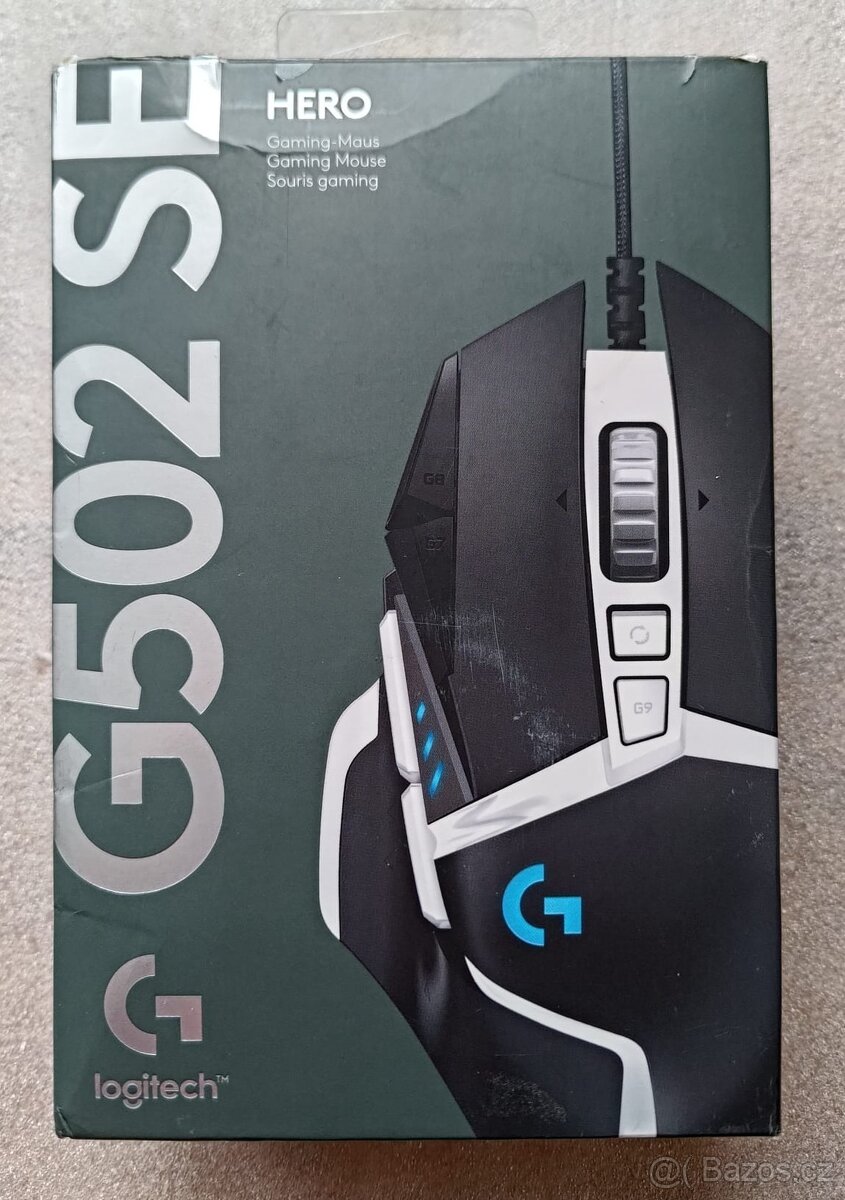 Logitech G502 HERO SE – TOP stav - 3