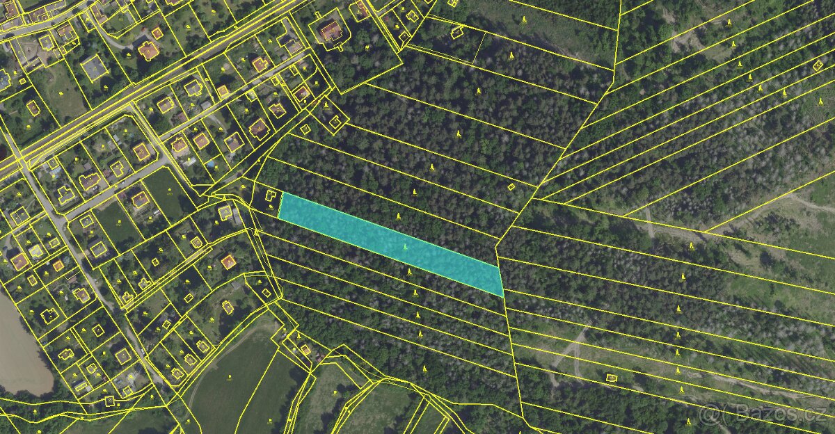 Prodám lesní pozemek v k.ú. Lštění p.č. 437/12 - 3