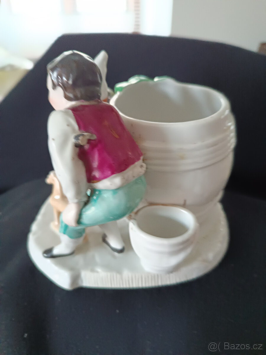 váza / doza/ s figurkami - 3