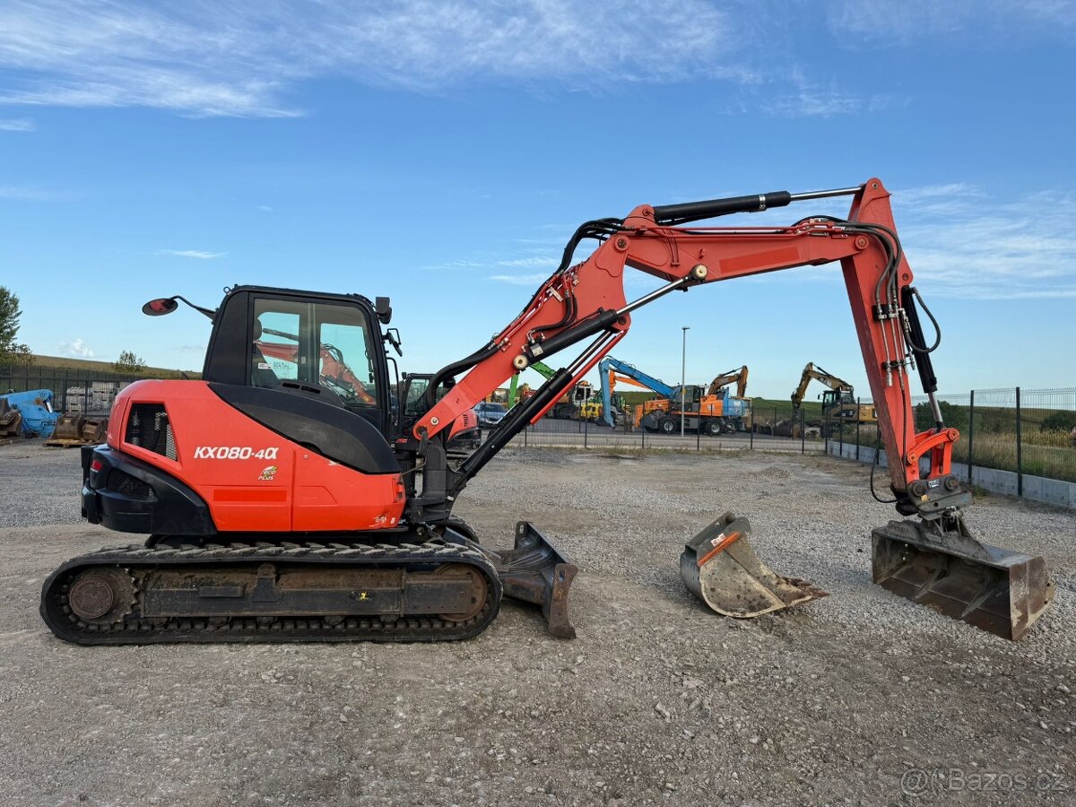 Pásový minibagr KUBOTA KX080-4 - 3