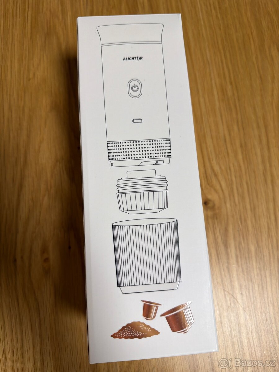 Přenosný kávovar portacaffé nový bílý - 3