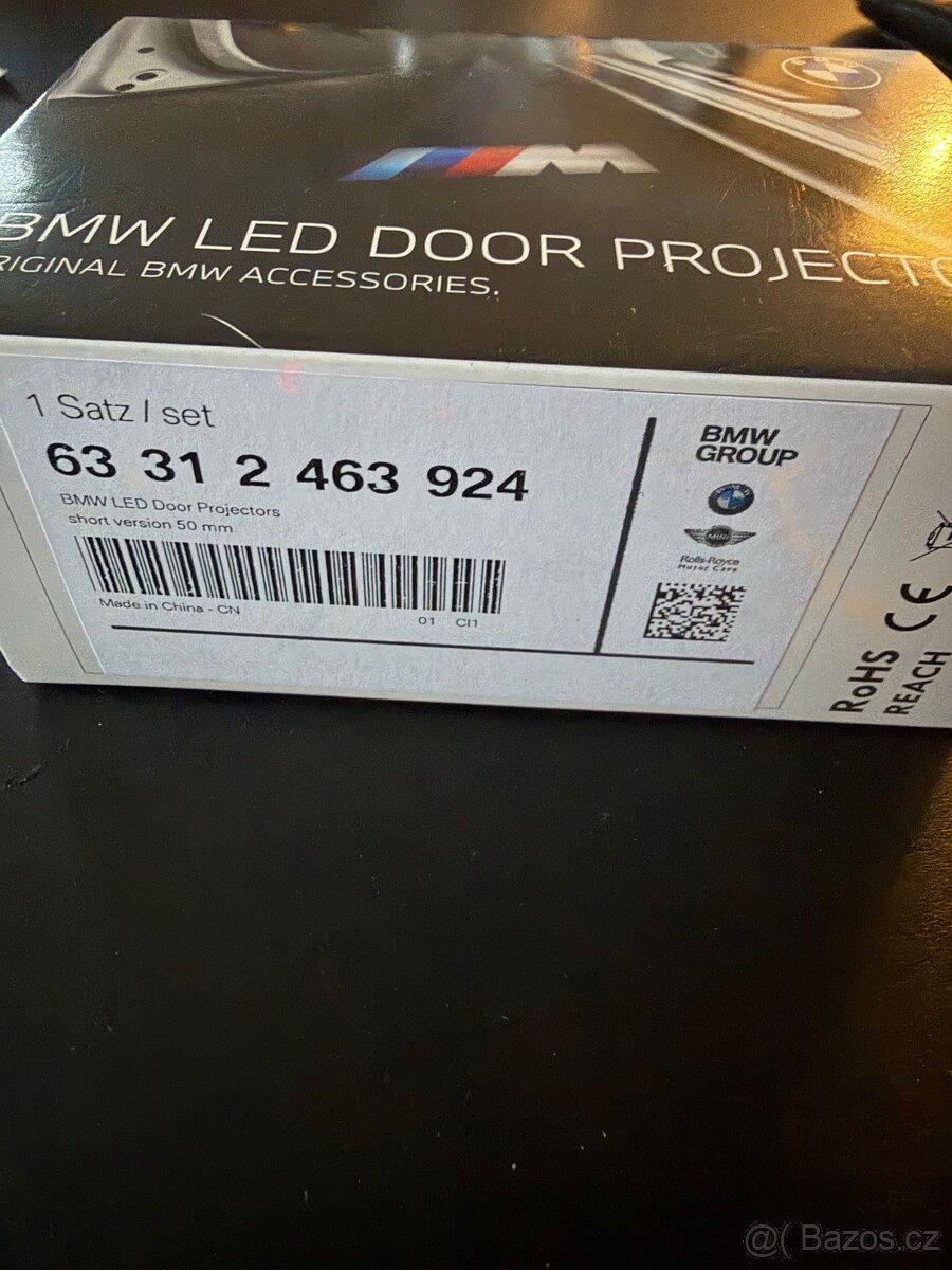 Originál Led světlo do dveří - Logo BMW nebo M - 3