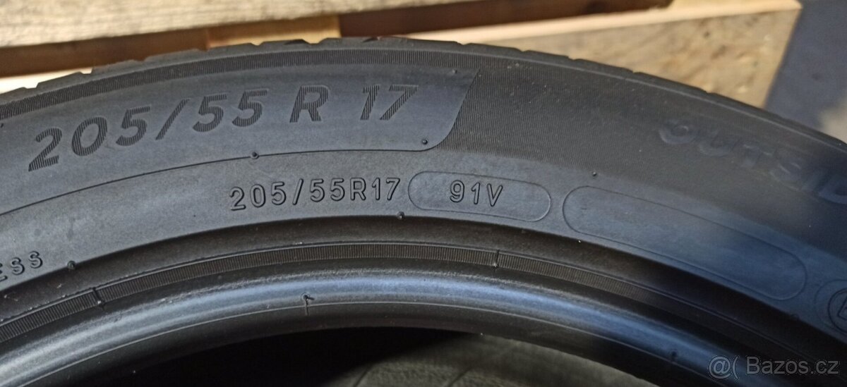Michelin 205/55 R17 91V 2x5mm 2x4mm - 3