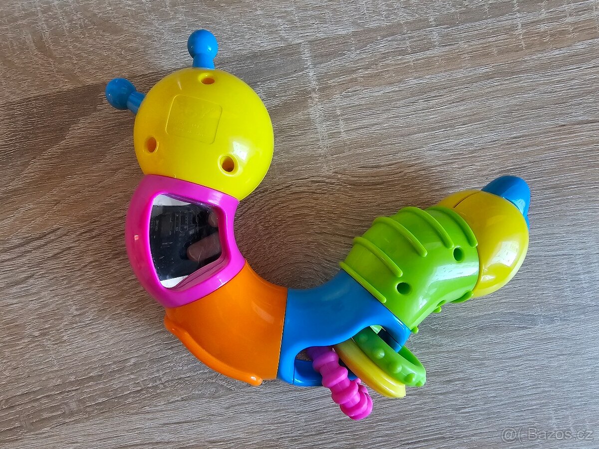 Chrastítko Housenka Modrá - Hola - 3