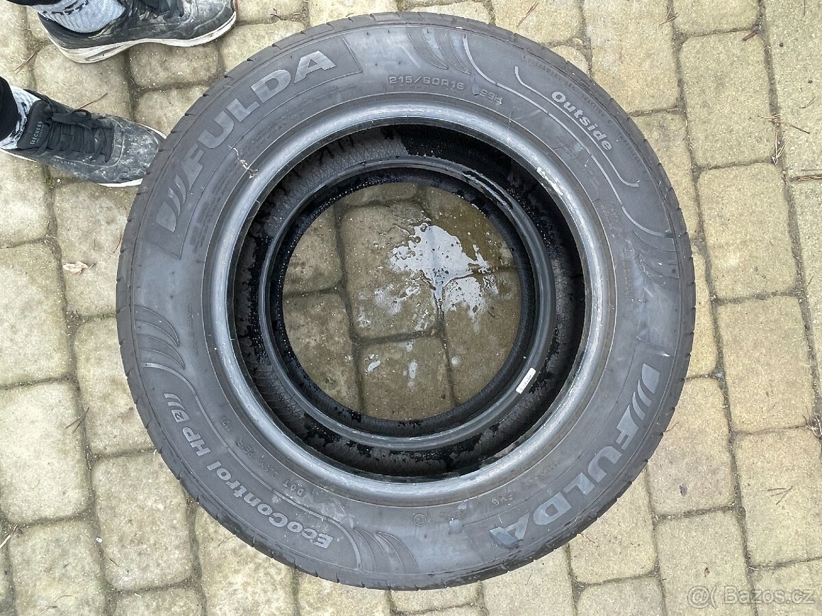 Dvě letní pneu 215/60/16 Fulda - 3