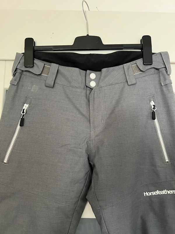 Šedé snowboardové kalhoty Horsefeathers Avril - 3