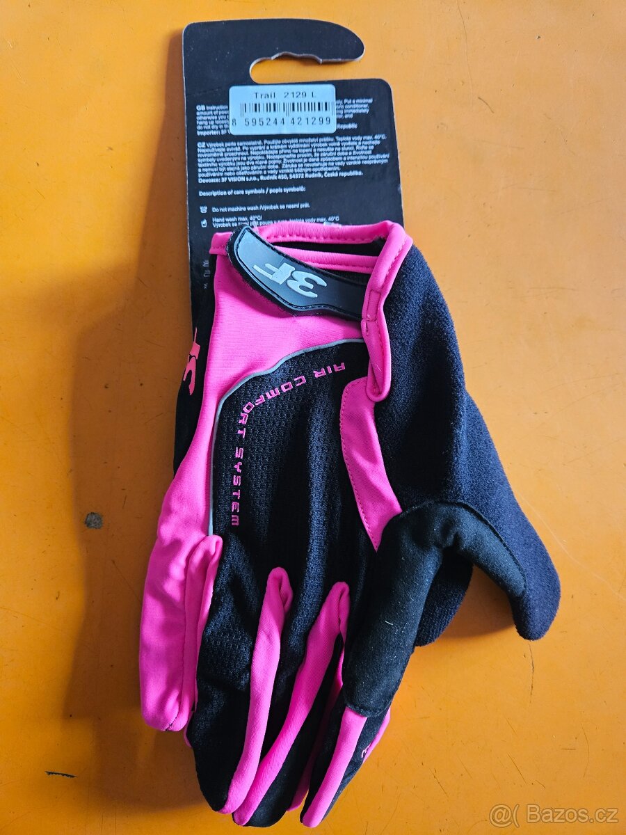 Prodám cyklo rukavice 3F trail 2129 vel. L - 3