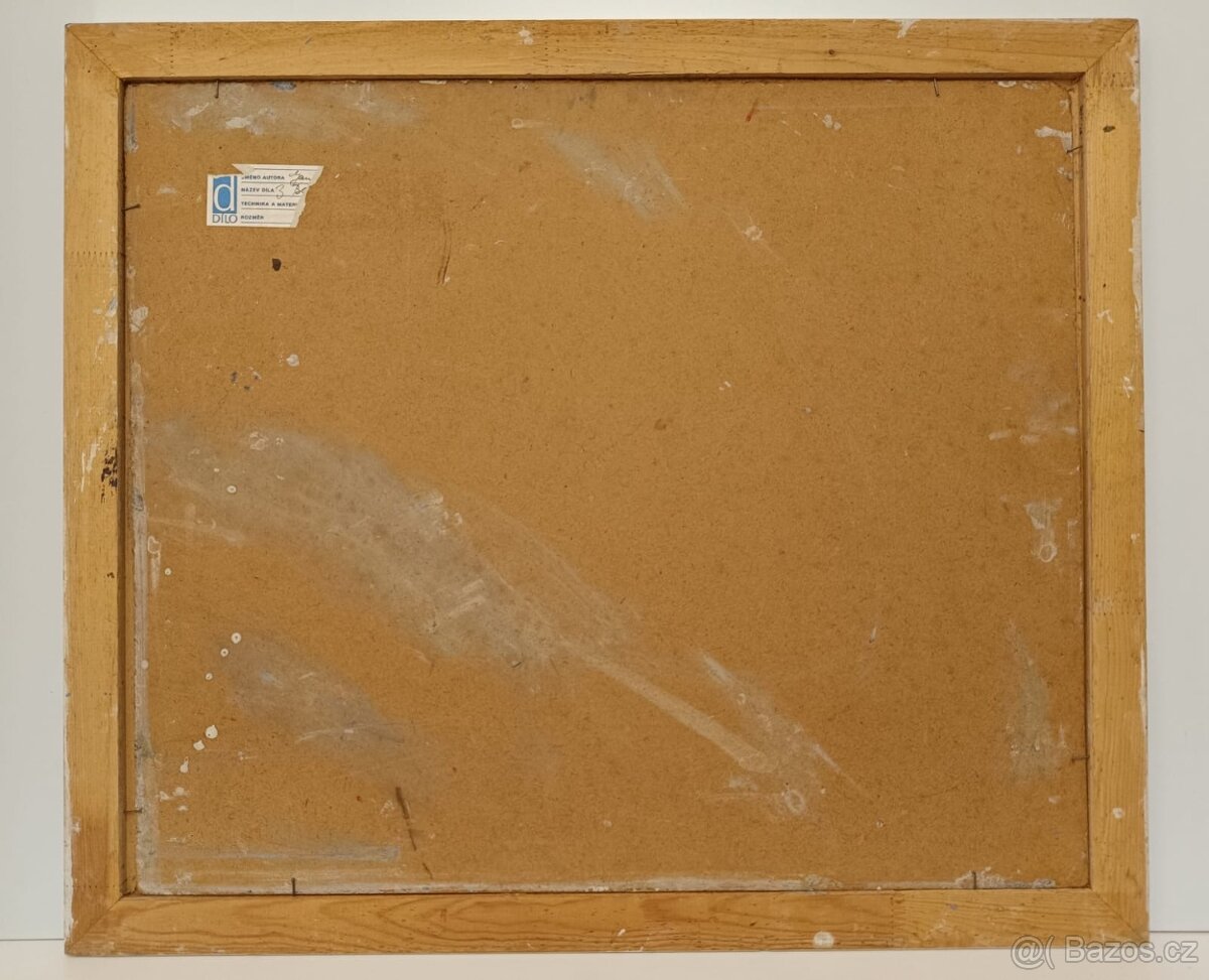 Obraz Jana Lieblová, ves na Vysočině, olej 63x73 - 3