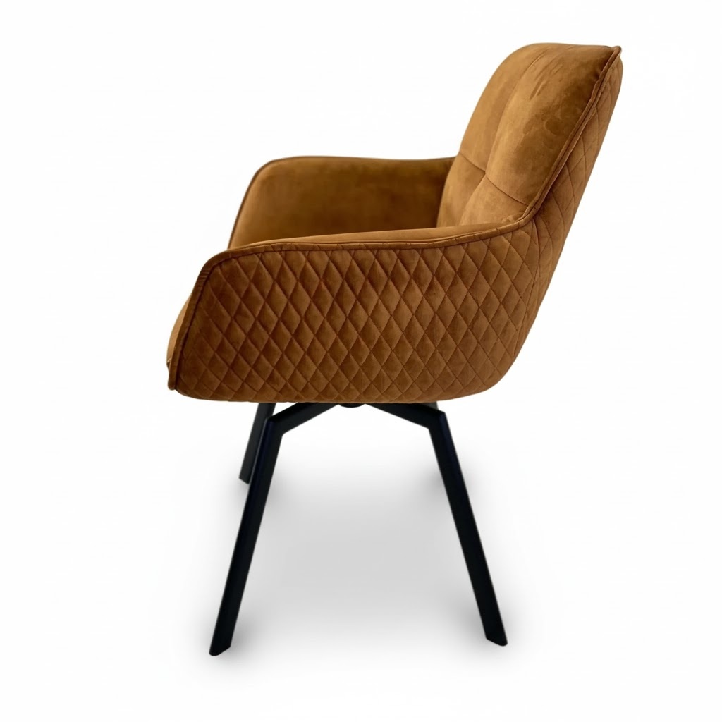 VÝPRODEJ - NOVÁ LUXUSNÍ Otočná Jídelní Židle - 3