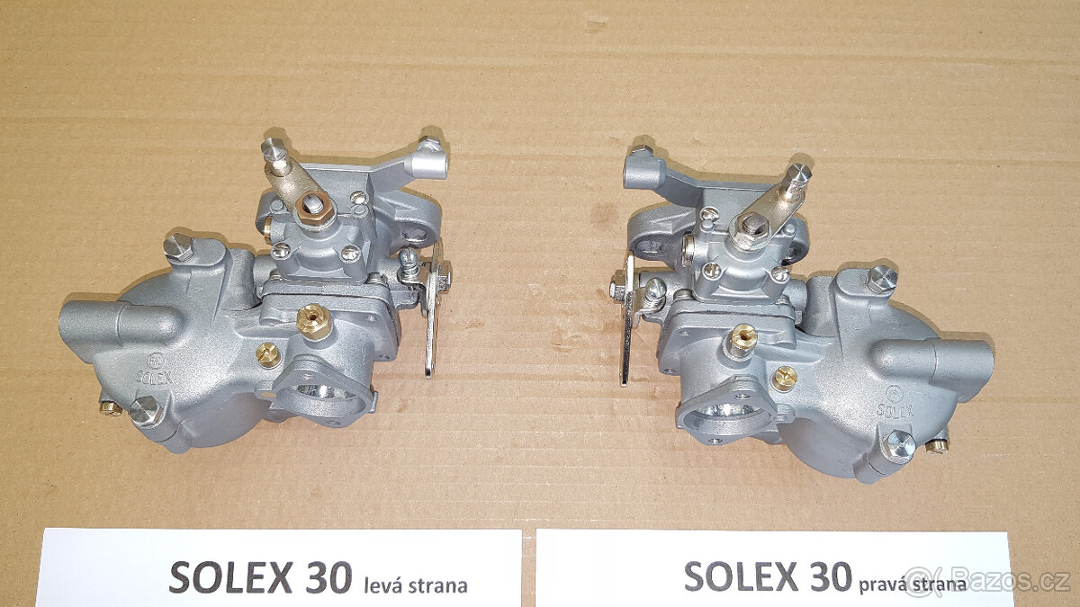 Karburátory Solex 30 po repasi na Škoda, Praga, Aero, Walter - 3
