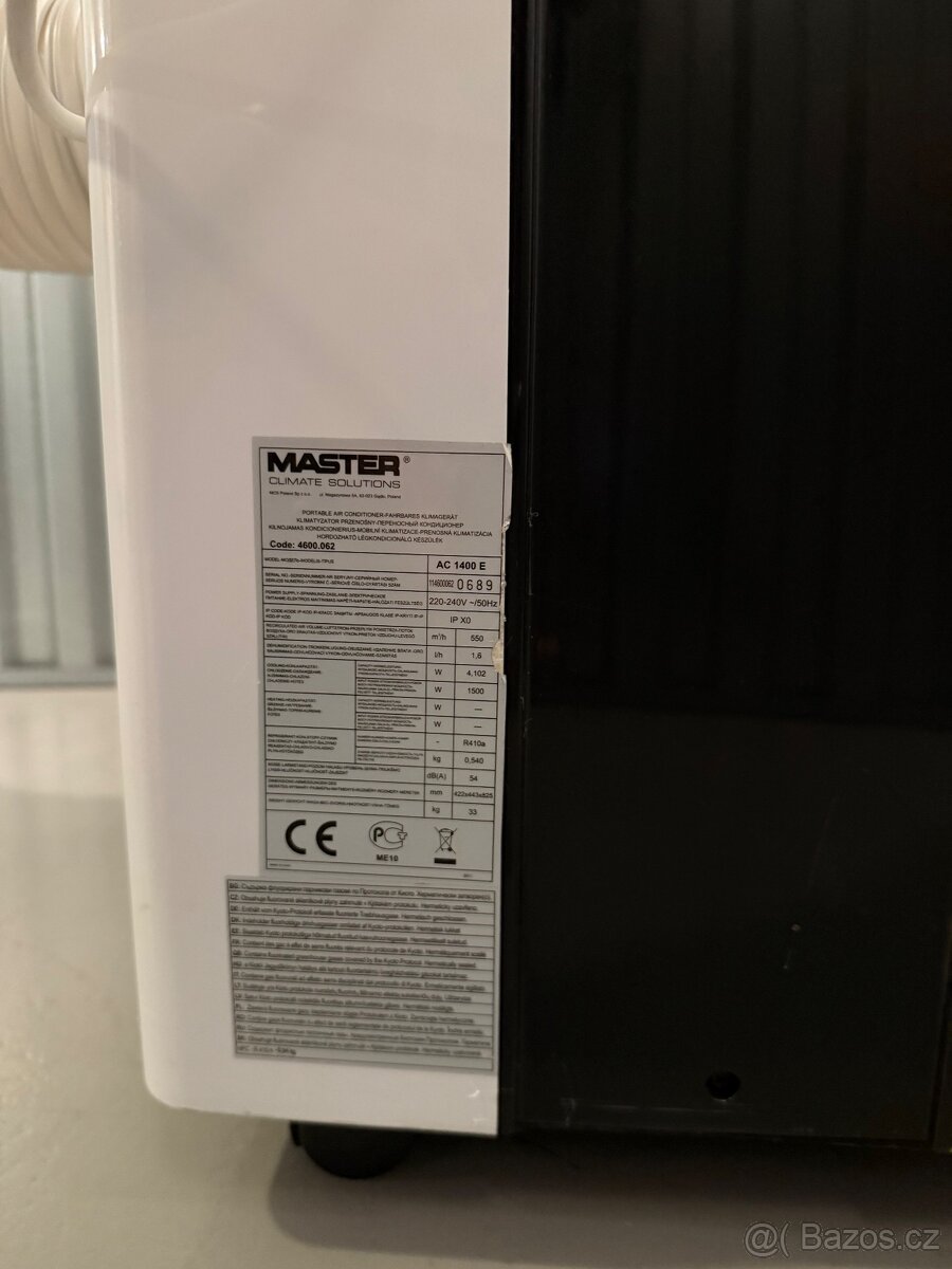 Mobilní klimatizace MASTER 1400 E - 3