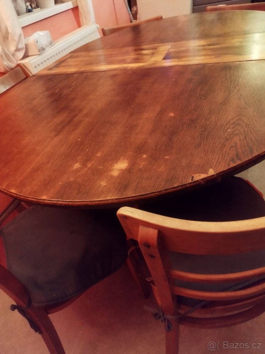 Rozkládací stůl Art Deco - 3