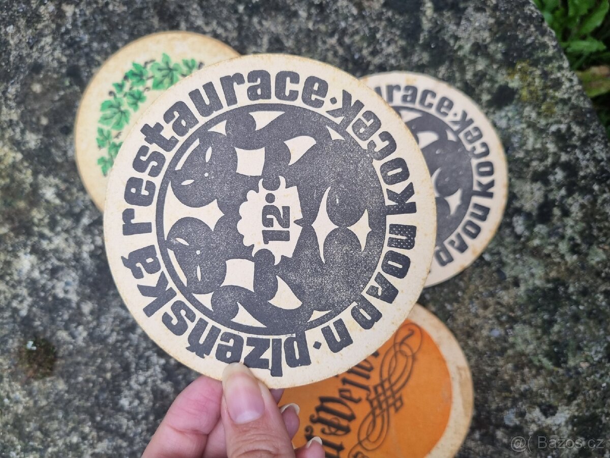 Staré retro podtácky - 3