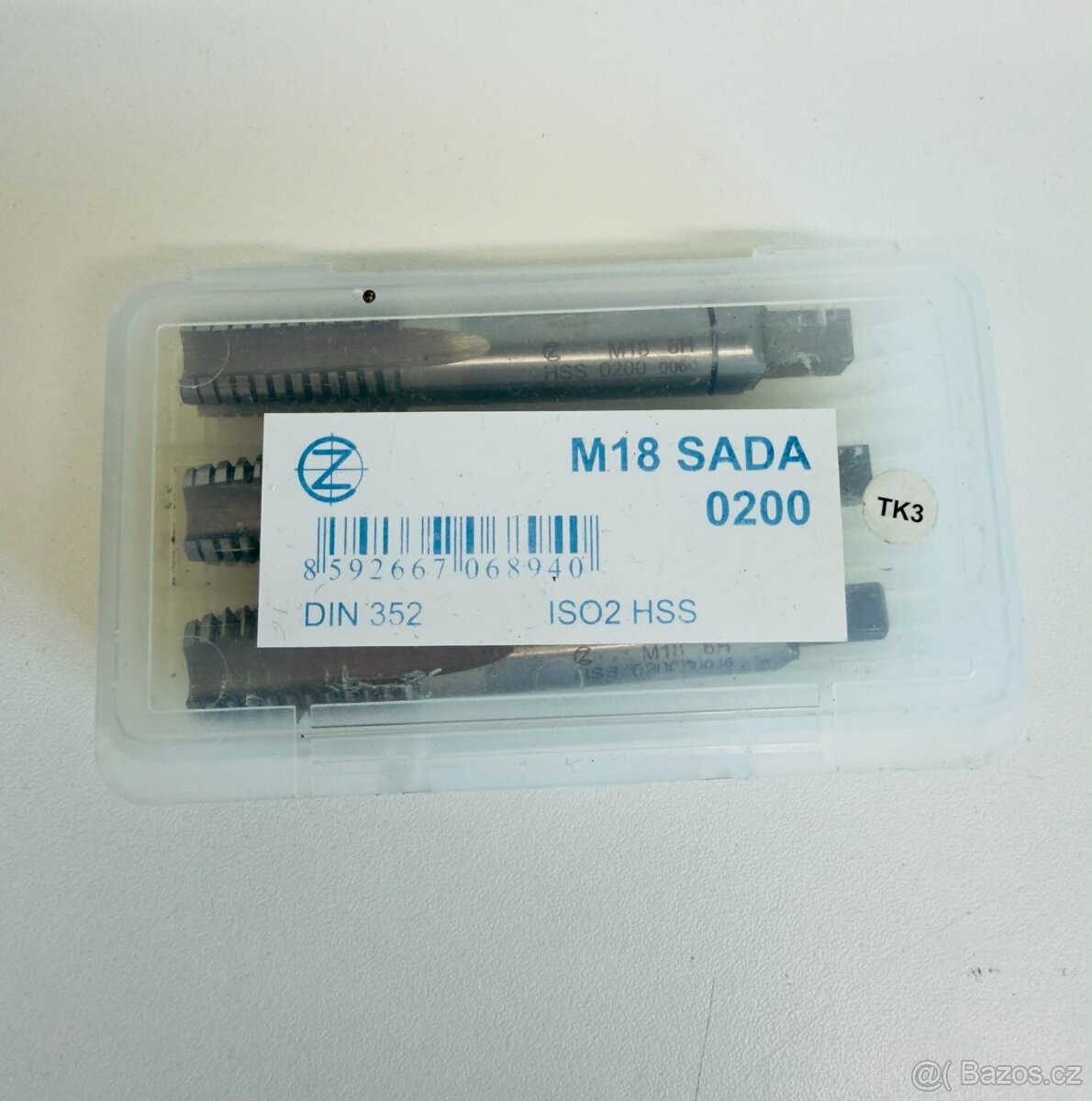 Závitníky M18 Sada - 3