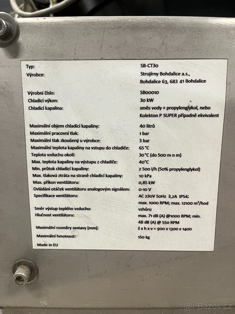 Chladicí věž o výkonu 30 kW - 3