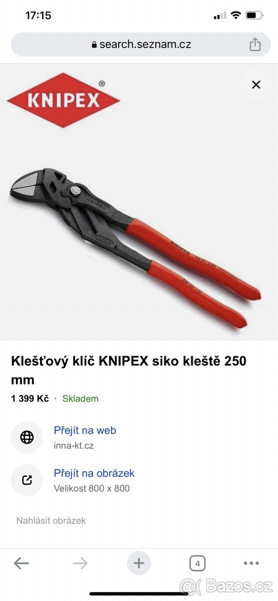 Gola, klestovy klic - 3