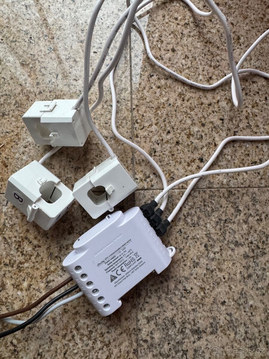 shelly hlavice, shelly měření 3F, Chytra domácnost, EVOLVEO - 3