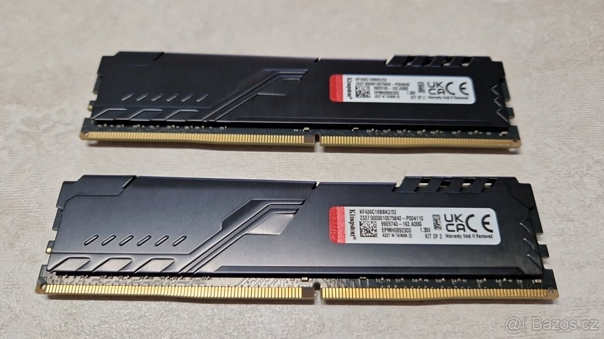 ❰ RAM DDR4 | Kingston Fury Beast 32GB Kit, 3600MHZ ❱ - 3