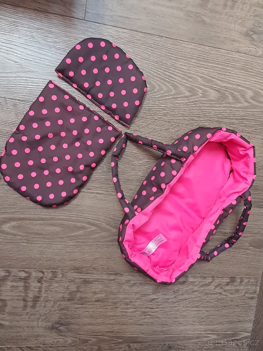 Kočárek Doris 3v1 černý - 3