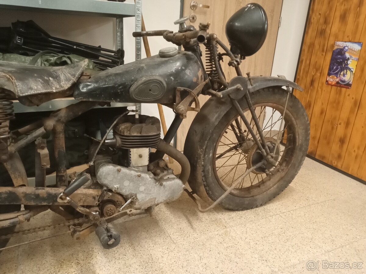 Předválečný motocykl Peugeot P107 350ccm, Doklady - 3