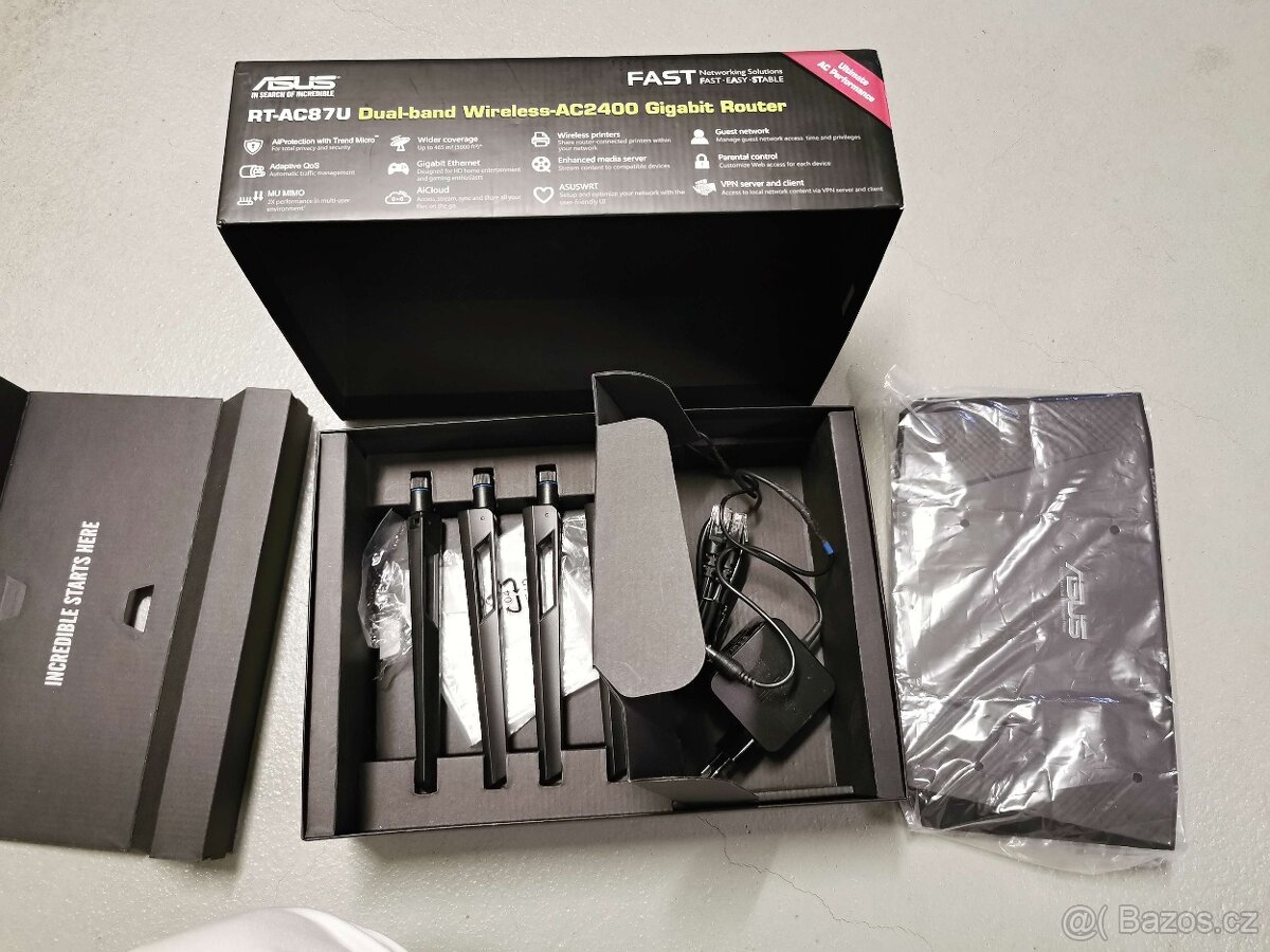 Špičkový router ASUS RT-AC87U 2,4 a 5GHz, až 2334 Mb/s - 3