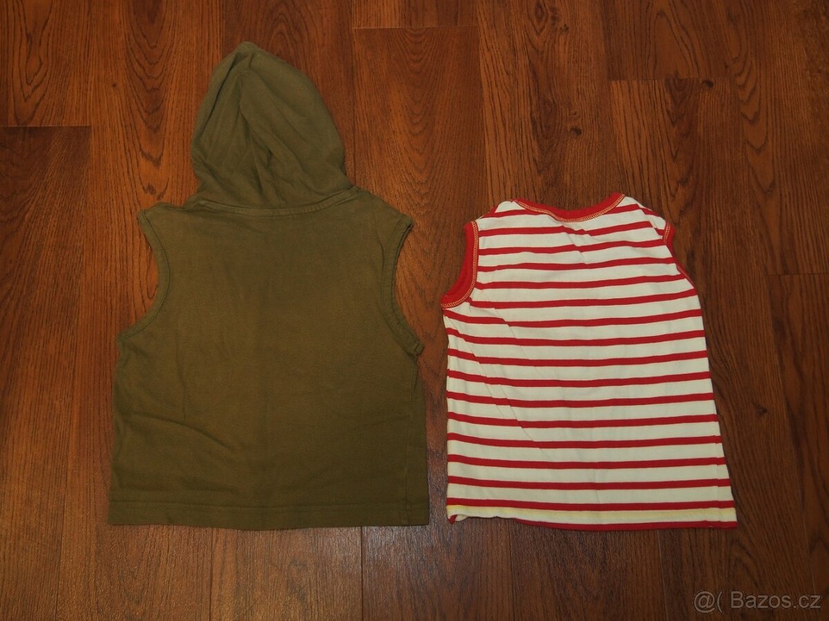 6x triko bez rukávů (tílko/nátělník) vel.98 - 3