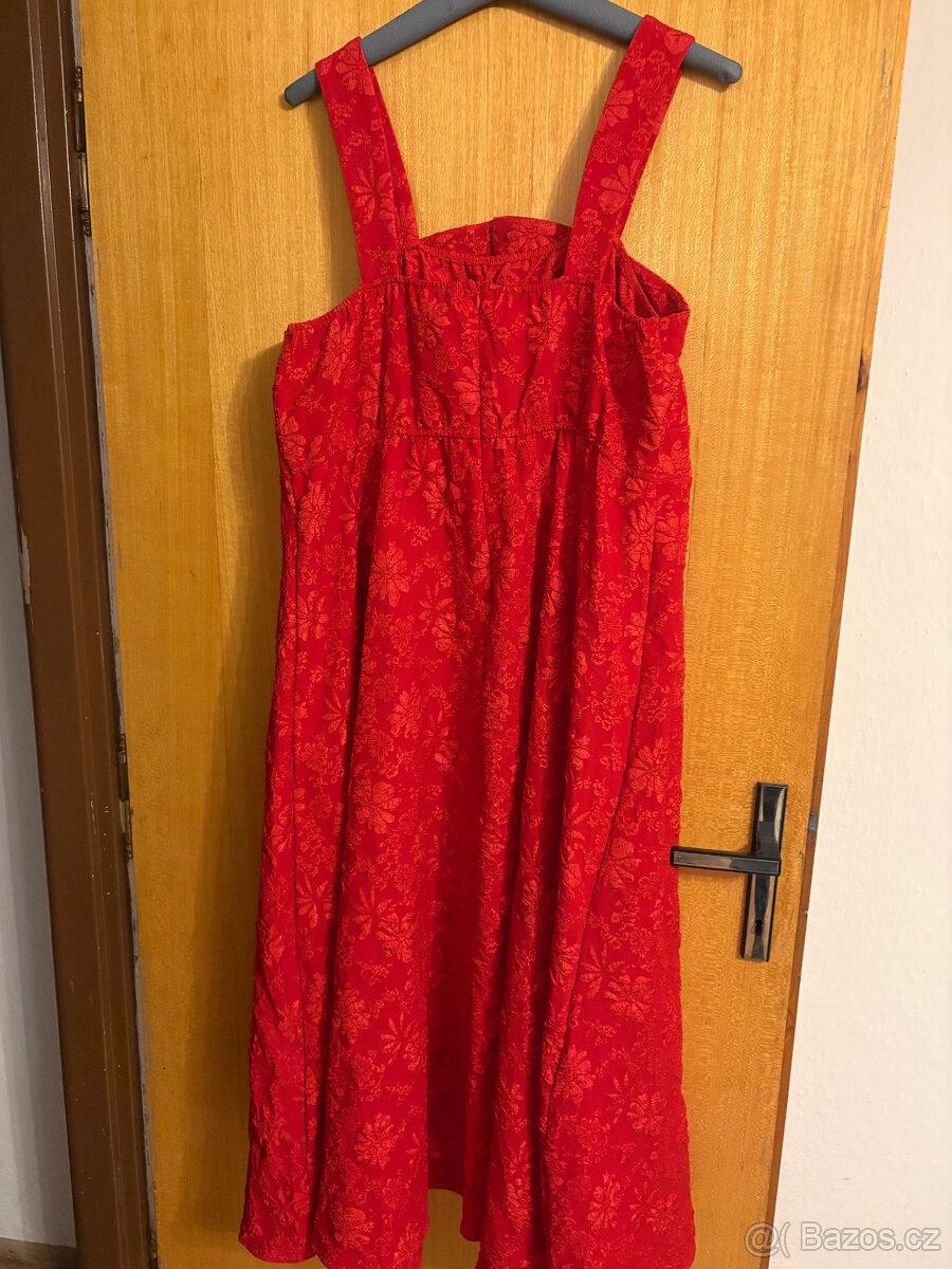 Společenské šaty červené velikost 2XL - 3