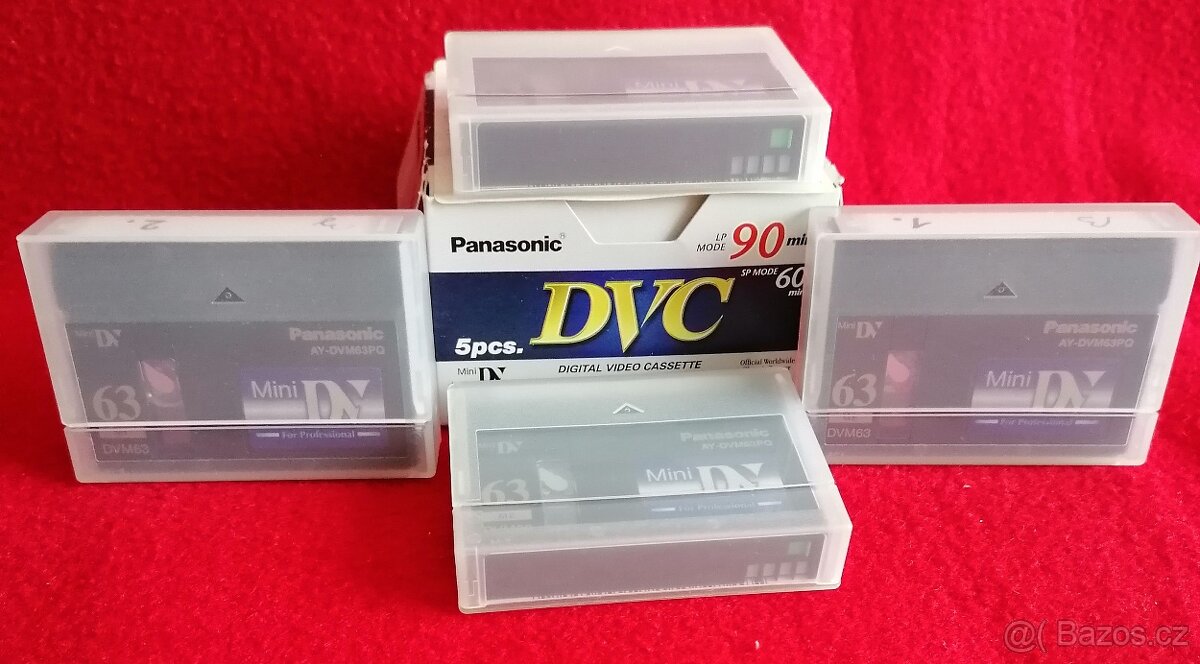 Digitálne MiniDV kazetky Panasonic - 3