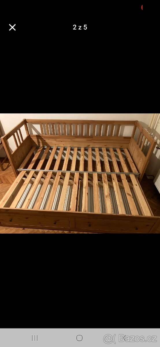 Rozkládací postel Ikea Hemnes - 3