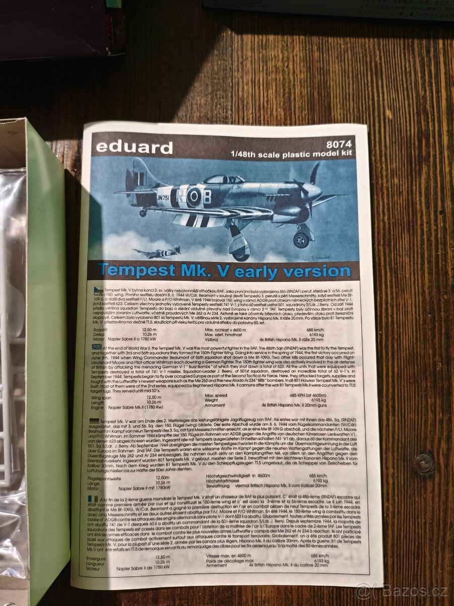 Hawker Tempest MK.V Eduard 1/48 - 3