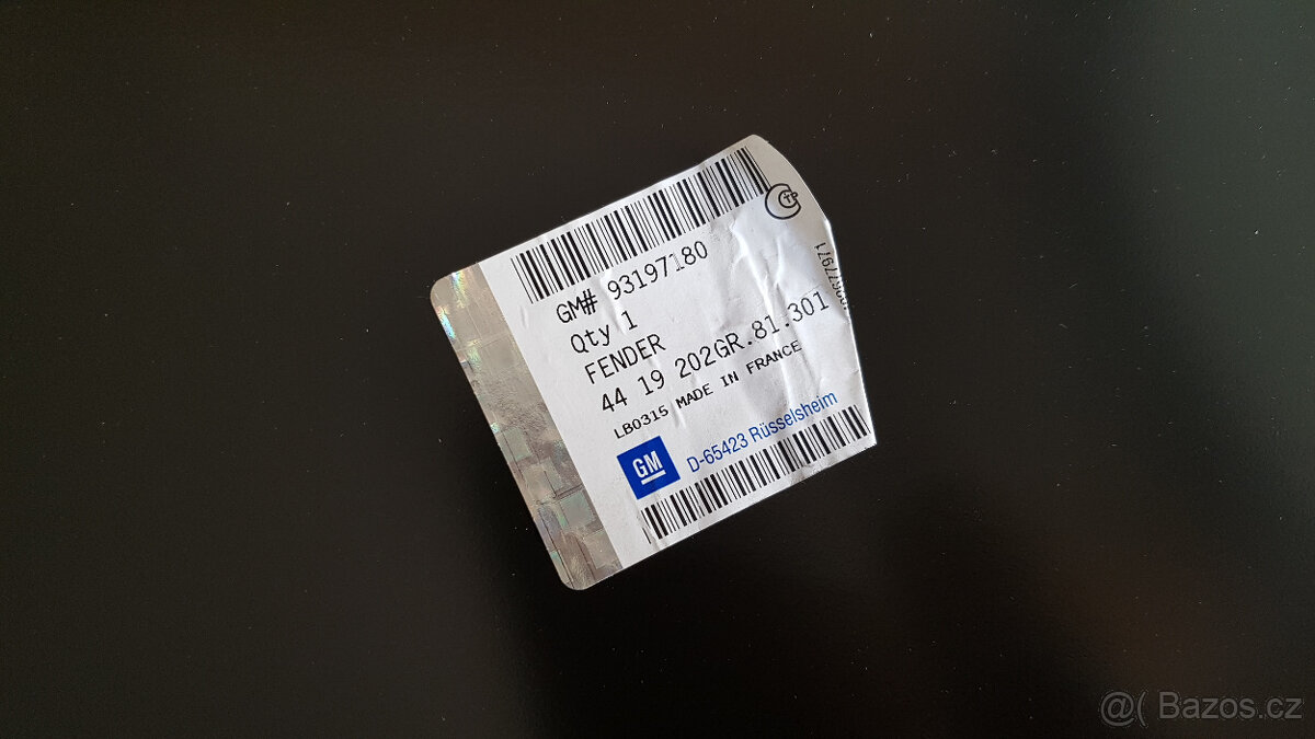 Blatník přední, pravý, Opel Movano B, Renault Master - 3