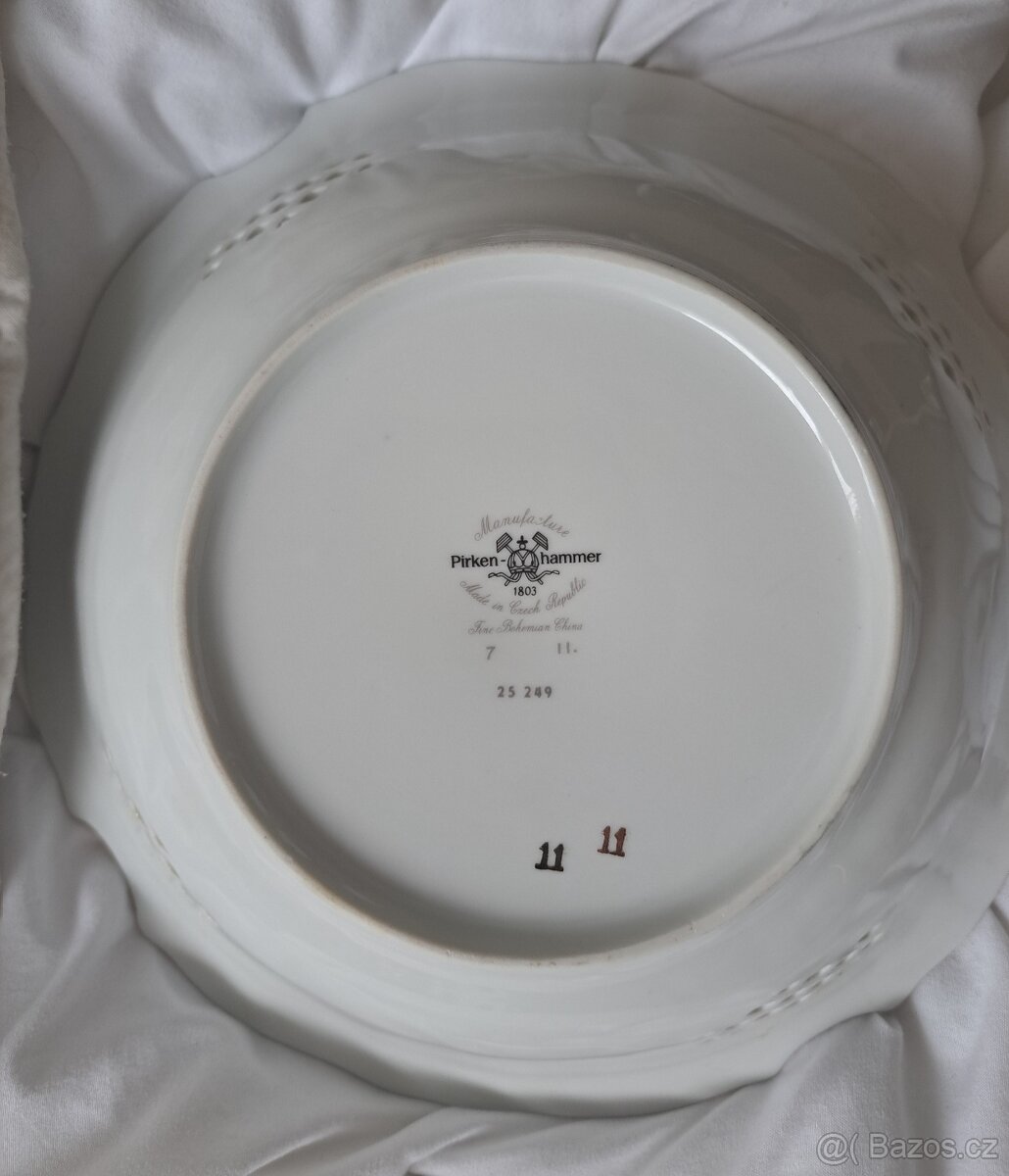 Porcelánova ozdobná mísa - 3