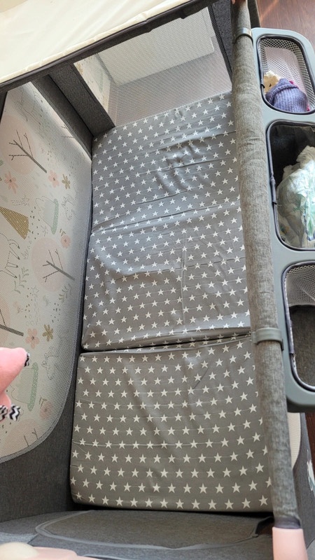 Dětská cestovní postýlka KinderKraft Joy pink - 3