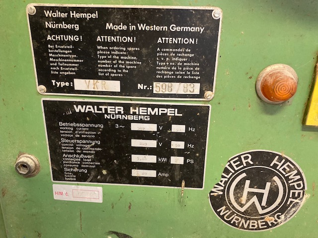 Nová cena - Linka na výrobu úchytek Hempel VKR plus bruska - 3