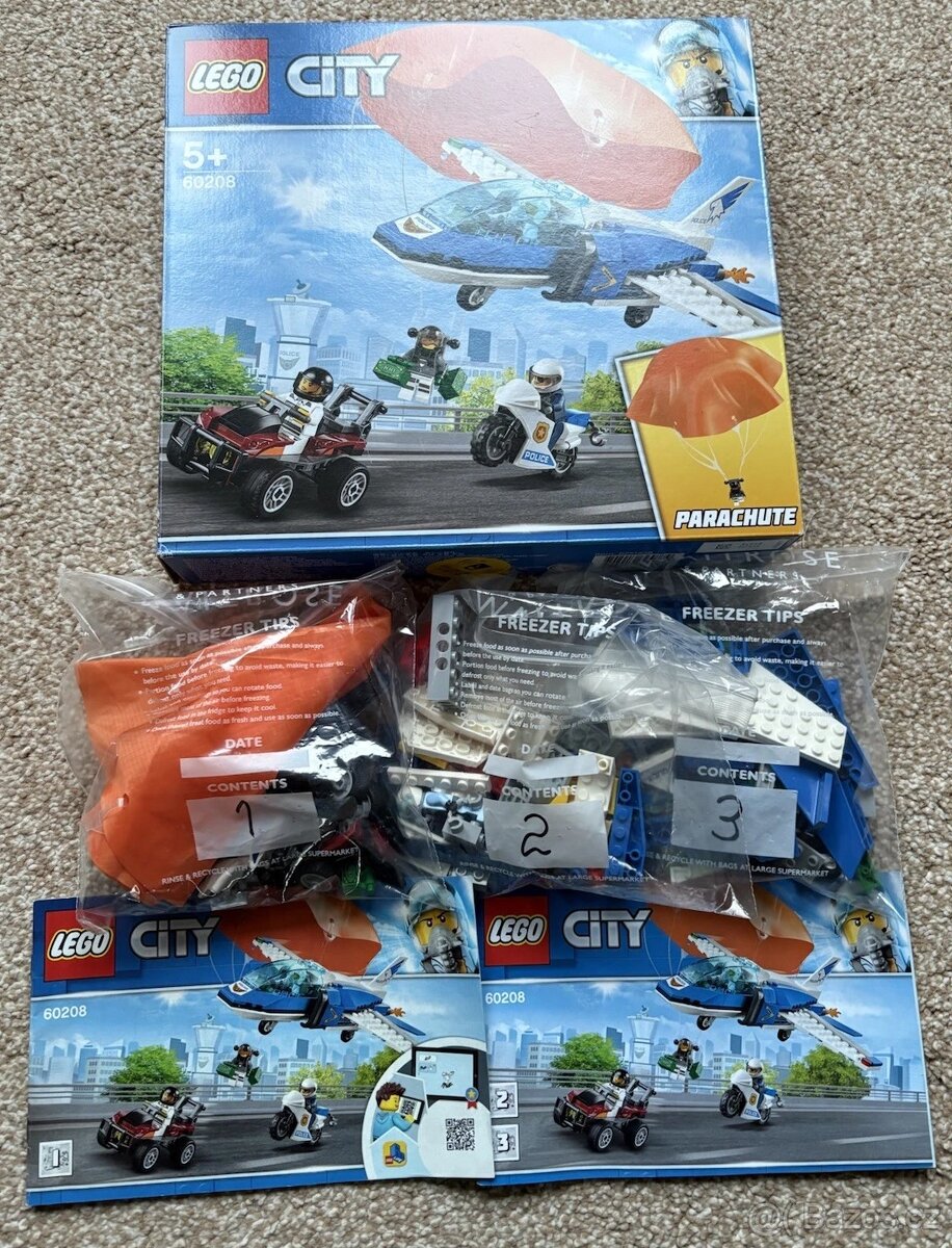 LEGO CITY: Sky Police Parachute Arrest (60208) zatčení - 3