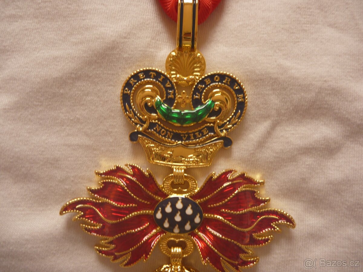 RU Rytířský řád zlatého rouna vyznamenání Rakousko FJI - 3