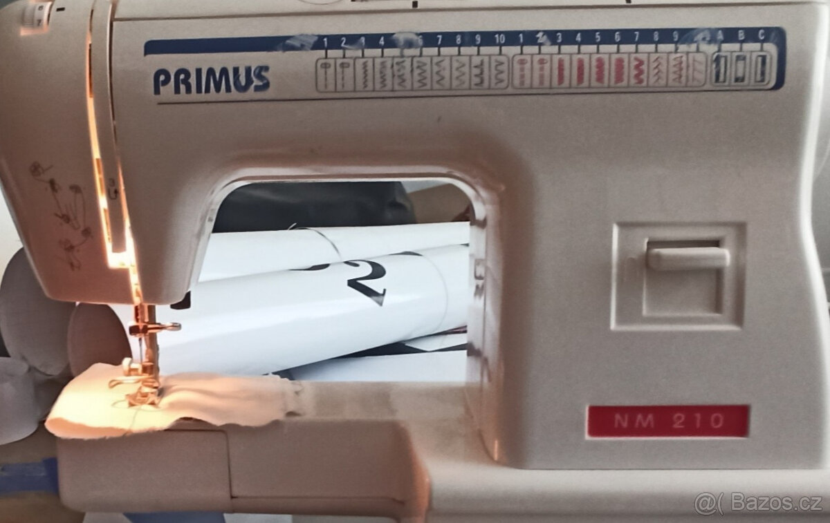 elektrický přenosný šicí stroj, PRIMUS NM210 - 3