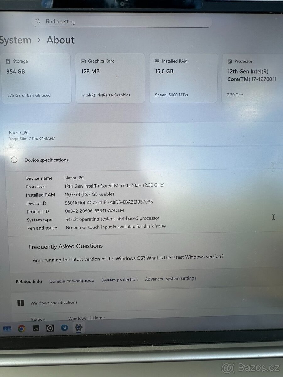 Lenovo Yoga Slim 7 ProX 14IAH7 - 3