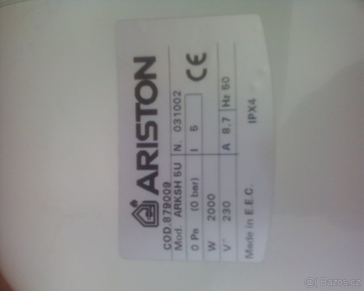elektrický ohřívač vody ARISTON - 3